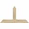 Ekena Millwork Portland Rough Sawn Timber Gable Bracket, Douglas Fir, 36"W x 21"H x 4"D x 4"F, 14/12 Pitch GBW036X21X0404POR00RDF - alternate 1